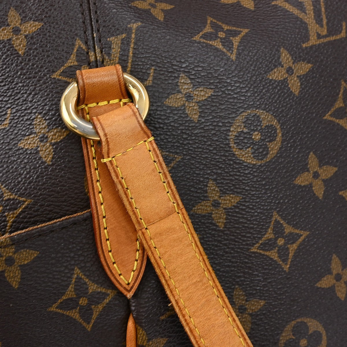 Louis Vuitton Totally Monogram Brown Canvas Tote Bag Bag (Pre-Owned)