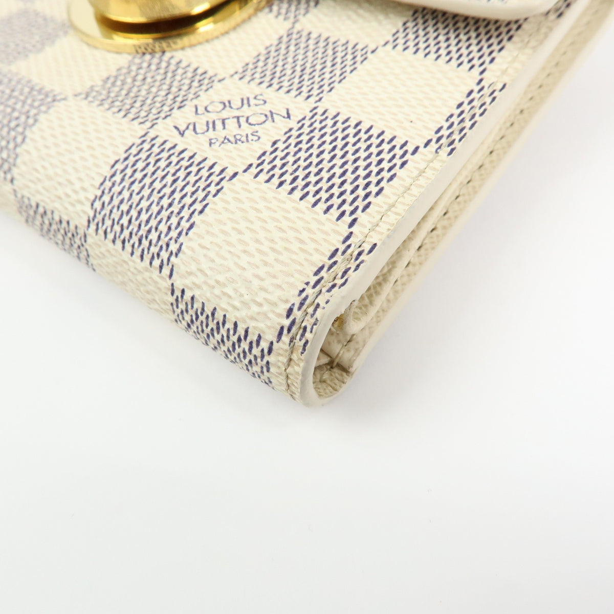 Louis Vuitton Koala Damier Beige Canvas Wallets Accessory (Pre-Owned)