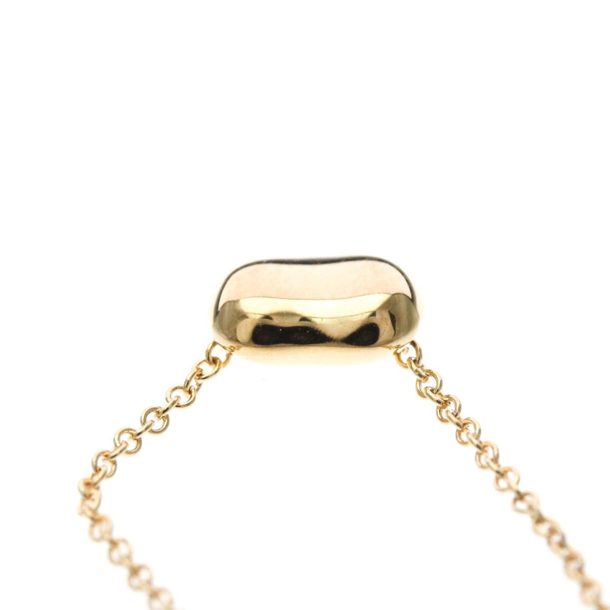Tiffany & Co. Elsa Peretti Bean Pendant 18K Rose Gold Gold Pink_Gold Necklace Jewelry (Pre-Owned)