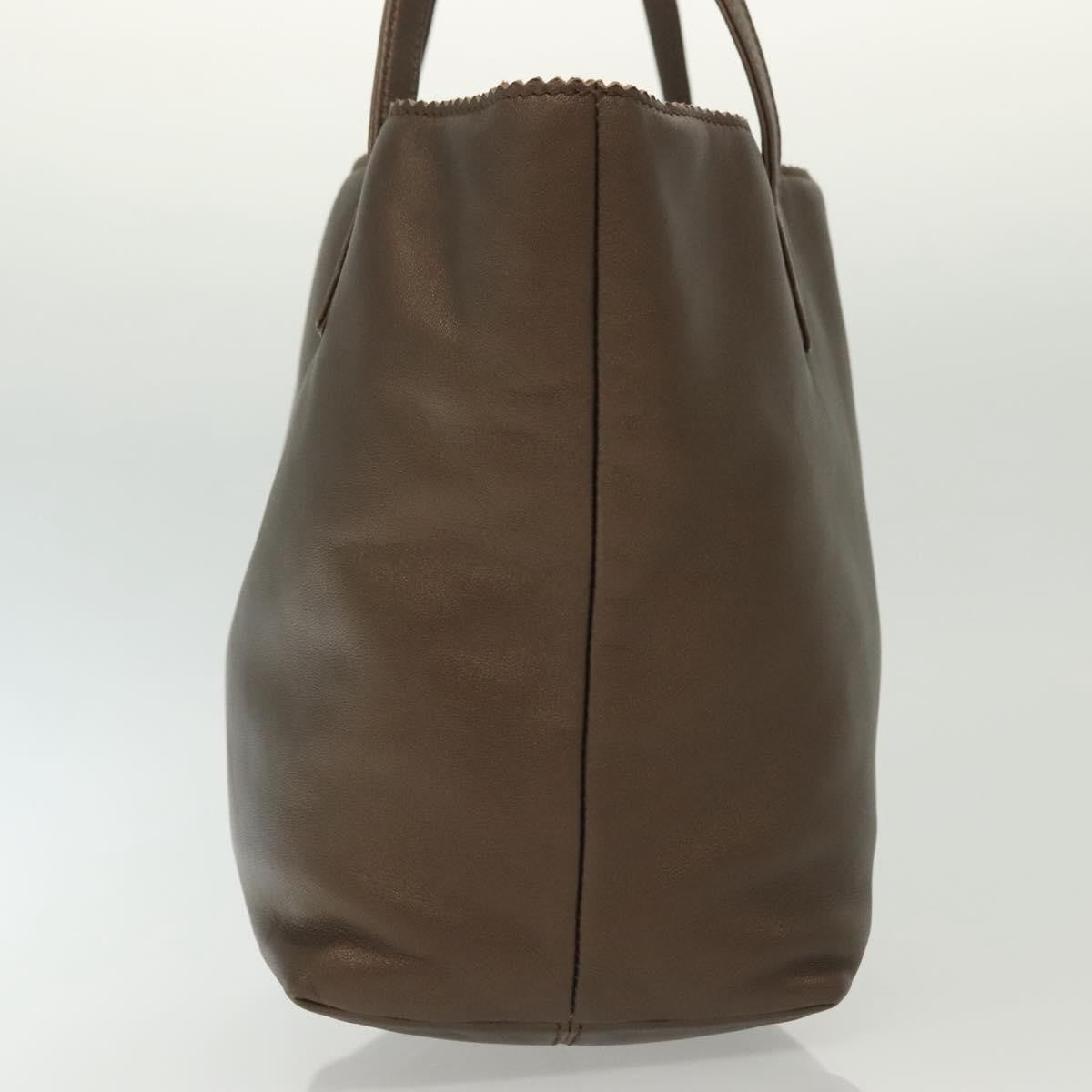 Loewe Anagram Leather Brown Leather Handbag (Pre-Owned)