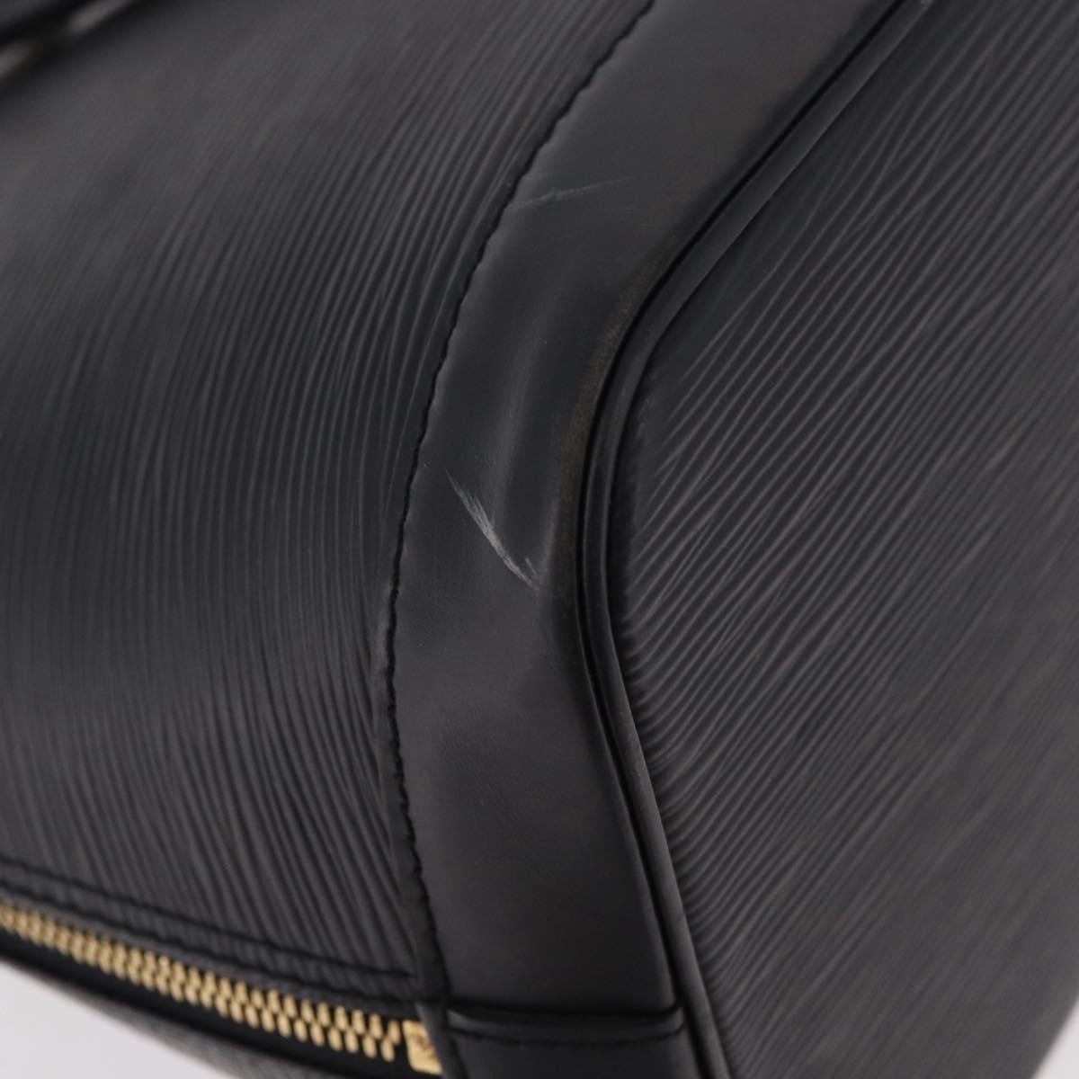 Louis Vuitton Alma Epi Leather Black Leather Handbag (Pre-Owned)
