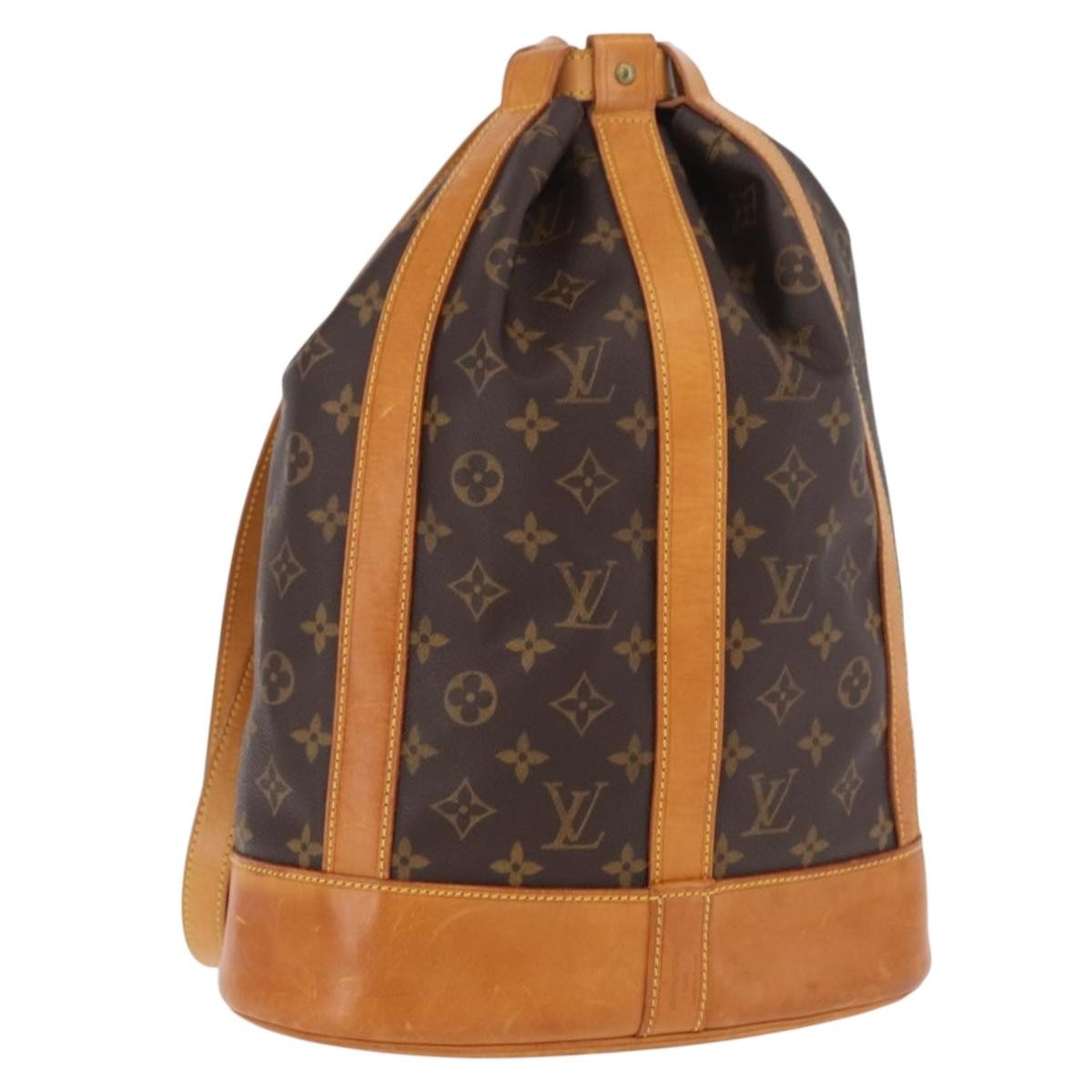 Louis Vuitton Randonnee Monogram Canvas Brown Canvas Shoulder Bag Bag (Pre-Owned)