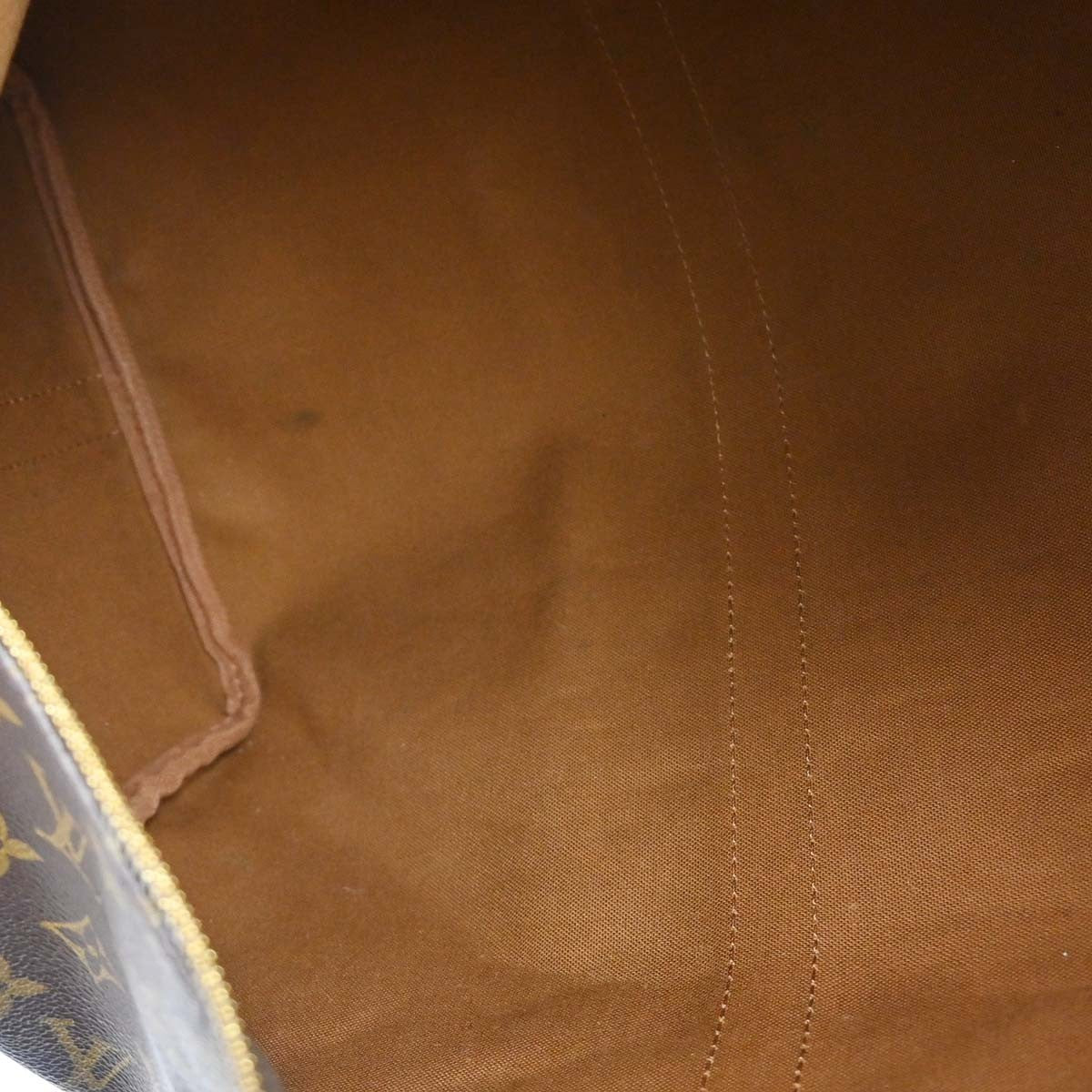 Louis Vuitton Keepall Bandouliere Monogram Canvas Brown Canvas Travel Bag Bag (Pre-Owned)