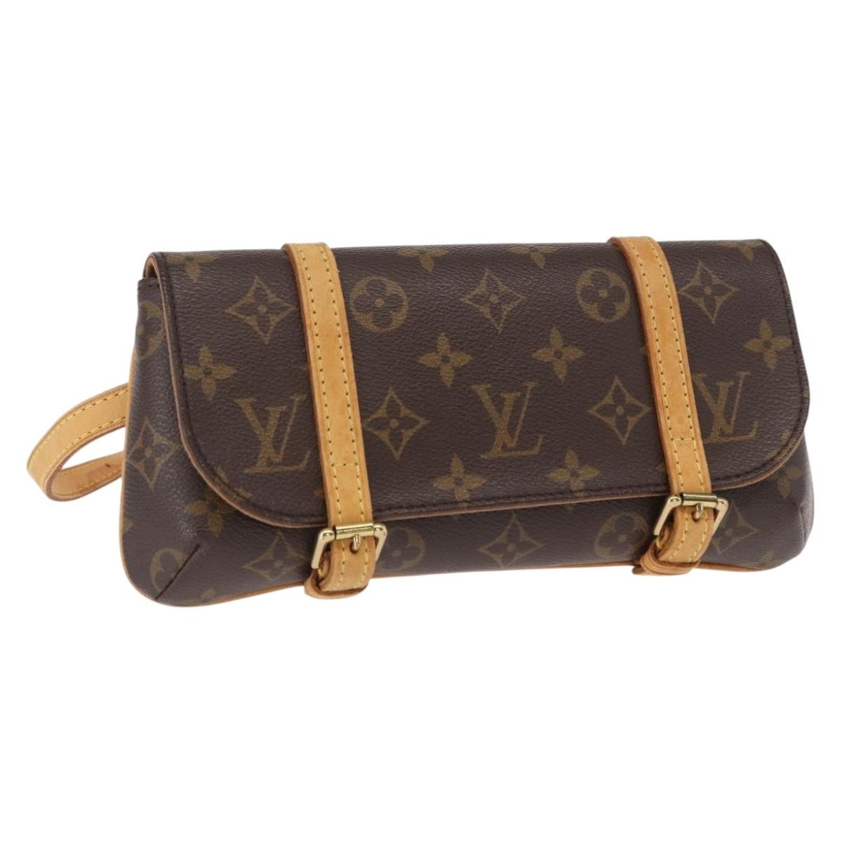 Louis Vuitton Marelle Waist Monogram Canvas Brown Canvas Clutche & Pouche Bag (Pre-Owned)