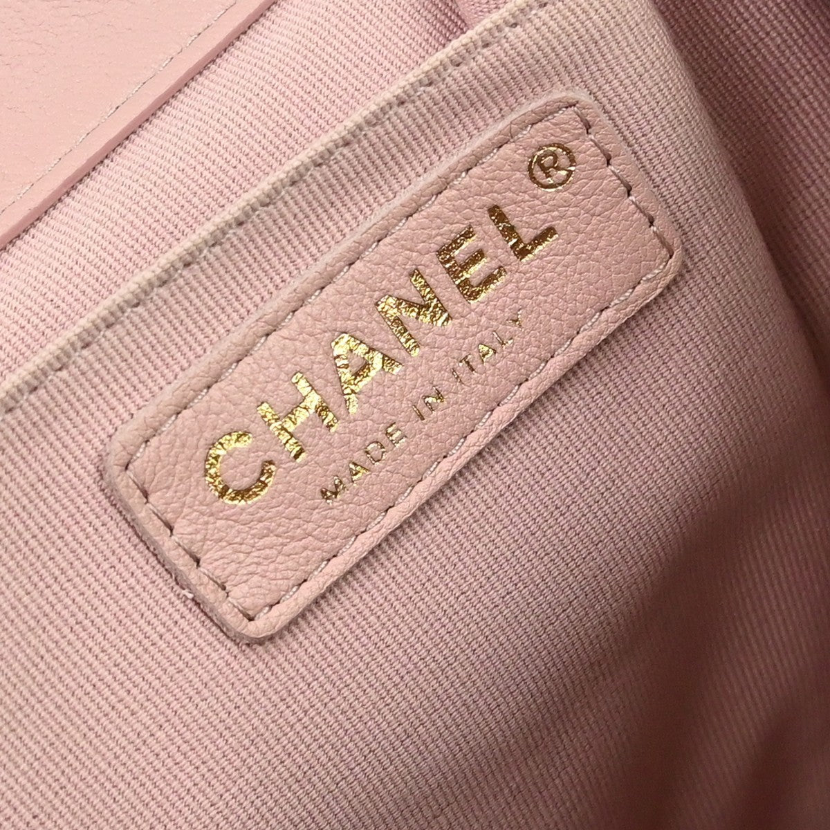 Chanel Duma Drawstring Quilted Leather Pink Leather Backpack Bag (Pre-Owned)