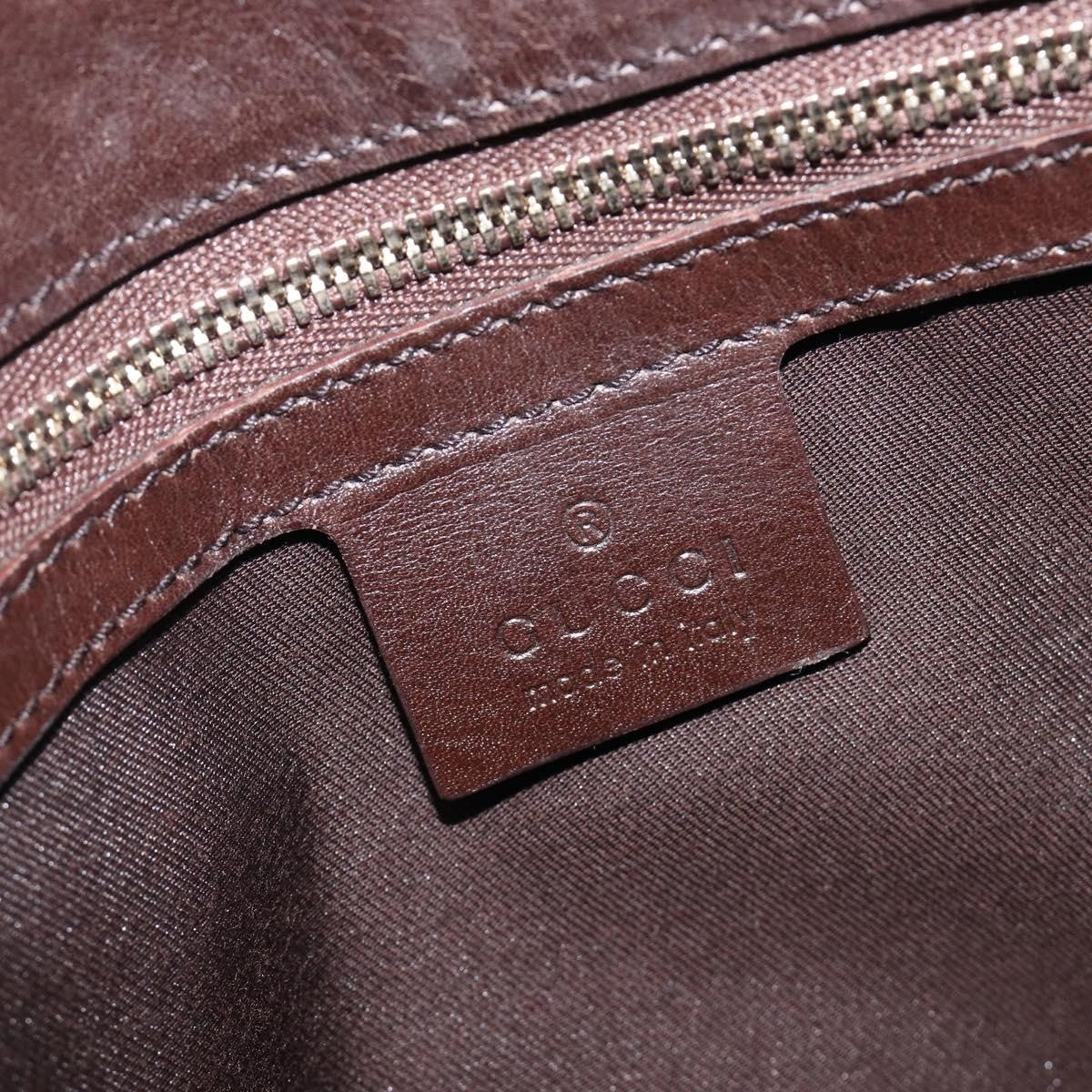 Gucci Reins Web Canvas Beige Canvas Shoulder Bag Bag (Pre-Owned)
