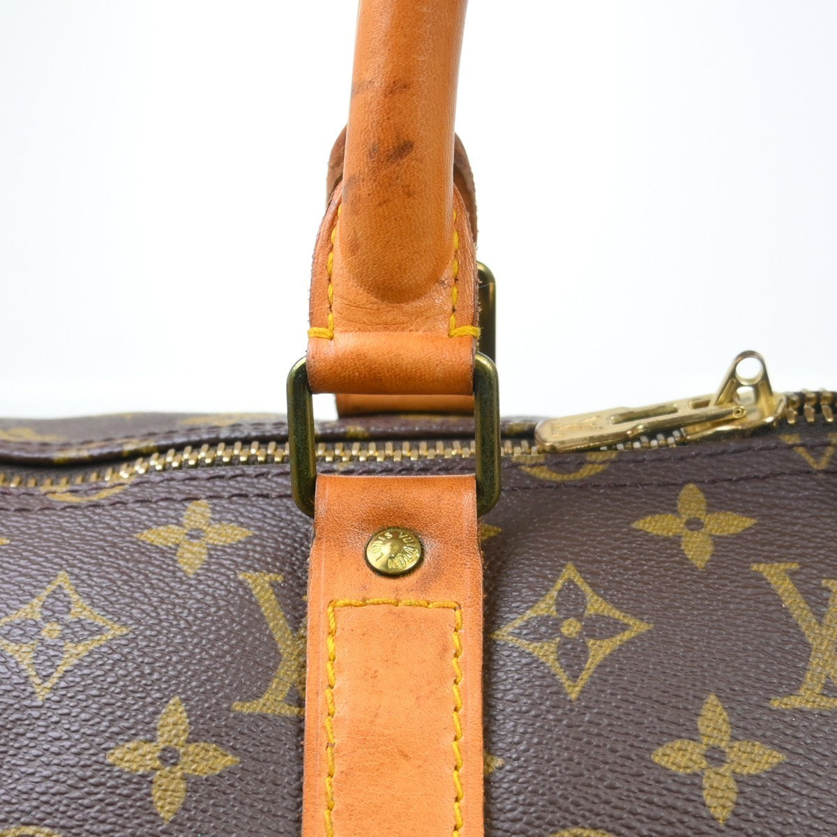 Louis Vuitton Keepall Monogram Canvas Brown Canvas Travel Bag Bag (Pre-Owned)