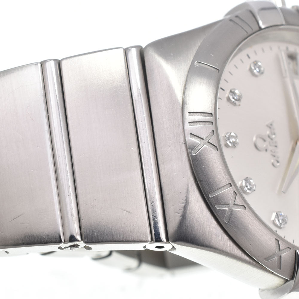Omega Constellation Co-Axial Chronometer Automatic Stainless Steel With Diamond Markers Watch (Pre-Owned)