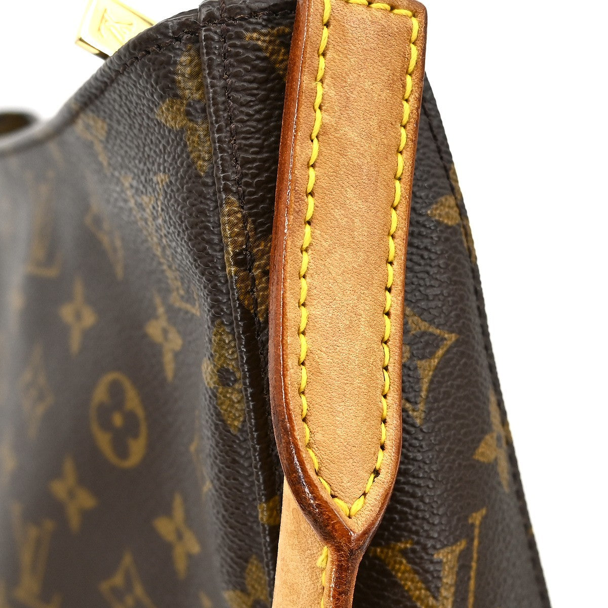 Louis Vuitton Looping Monogram Canvas Brown Canvas Handbag (Pre-Owned)