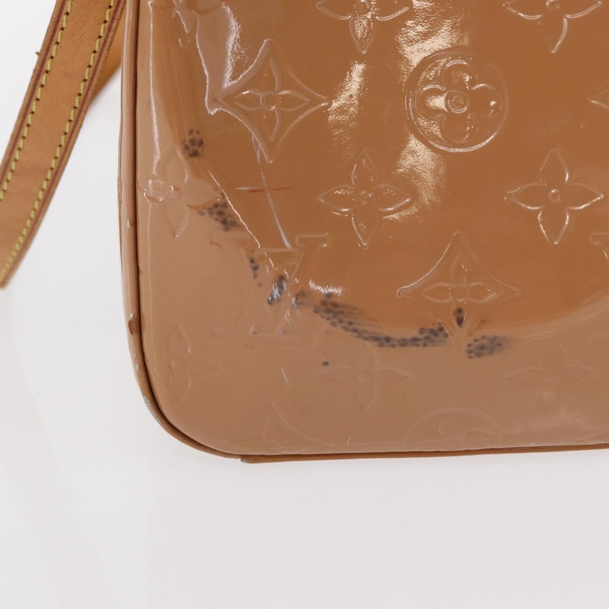 Louis Vuitton Brea Monogram Vernis Brown Patent_Leather Handbag (Pre-Owned)