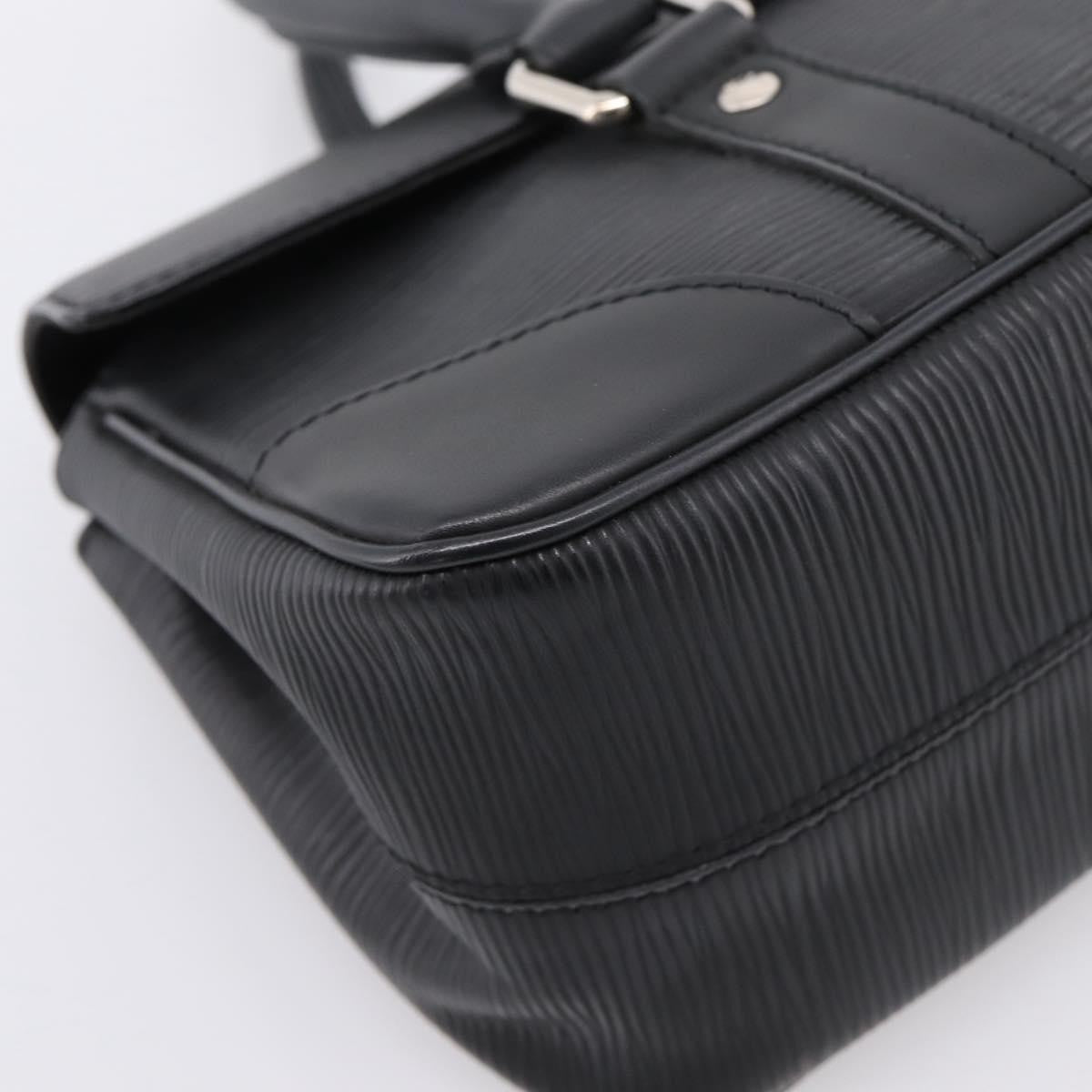 Louis Vuitton Segur Epi Leather Black Leather Handbag (Pre-Owned)