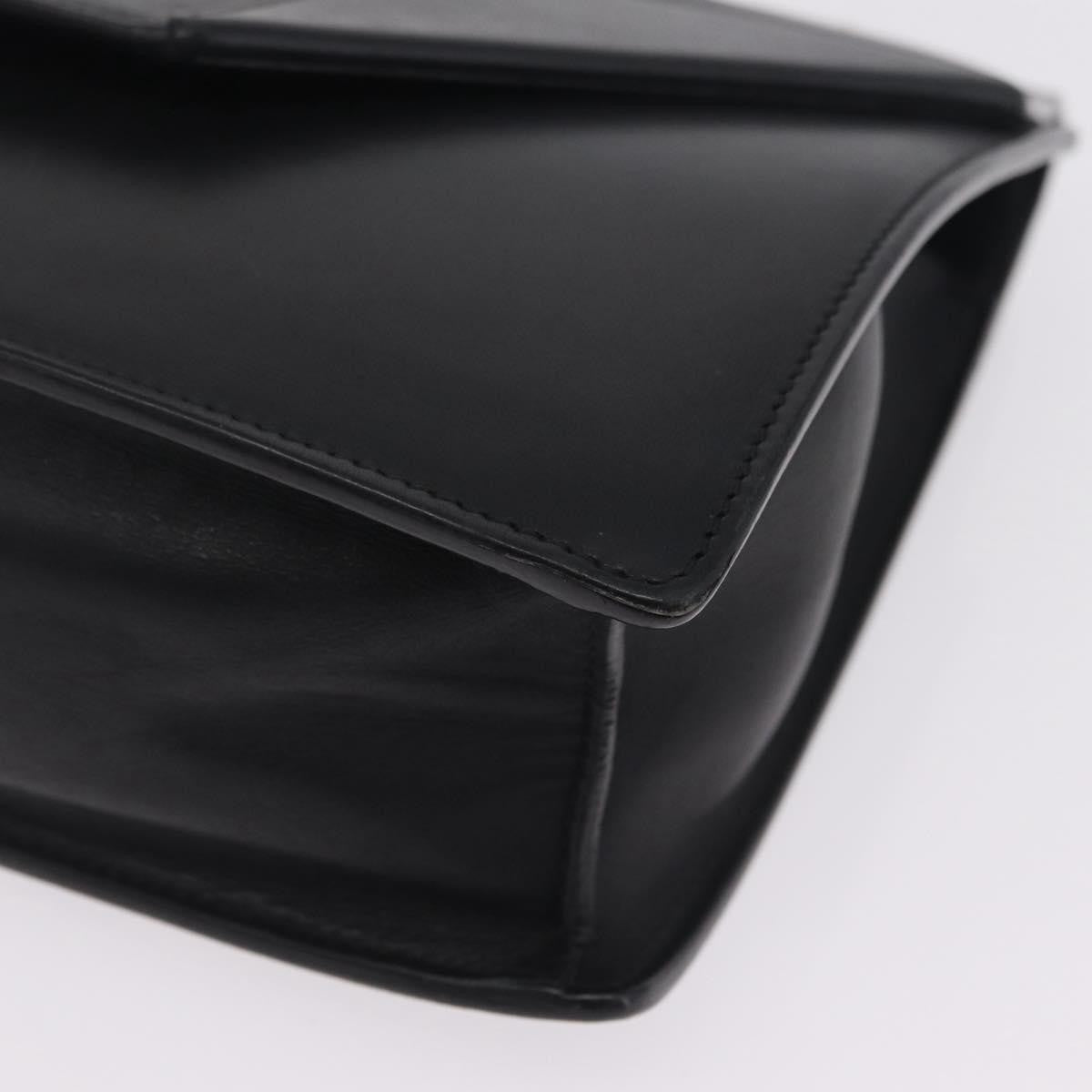 Saint Laurent Betty Leather Black Leather Handbag (Pre-Owned)