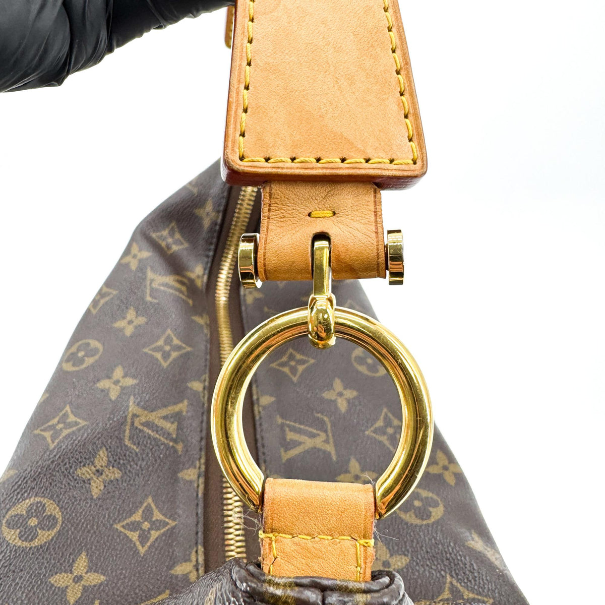 Louis Vuitton Sully Monogram Canvas Brown Canvas Handbag (Pre-Owned)