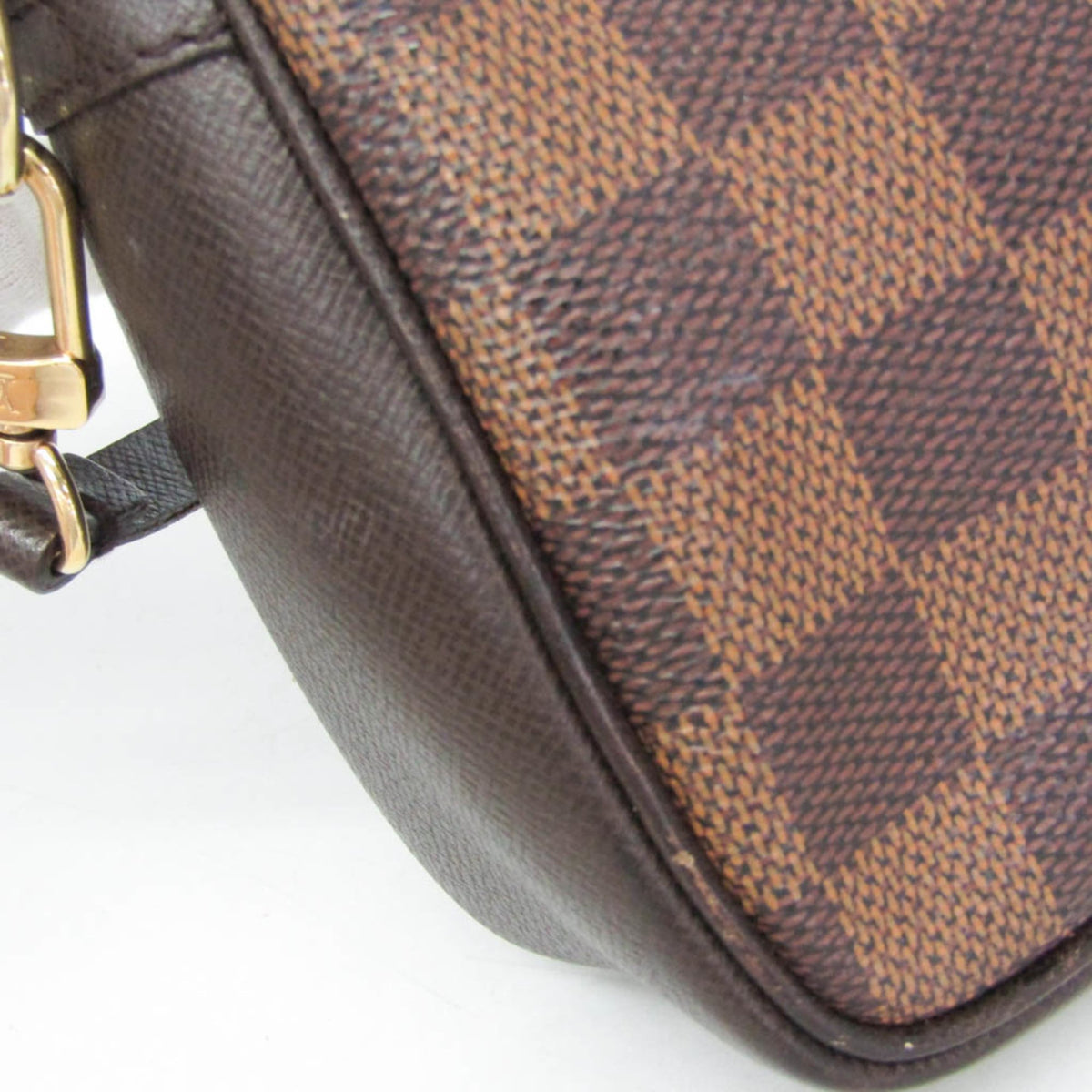 Louis Vuitton Trousse Make Up Damier Canvas Brown Canvas Clutche & Pouche Bag (Pre-Owned)