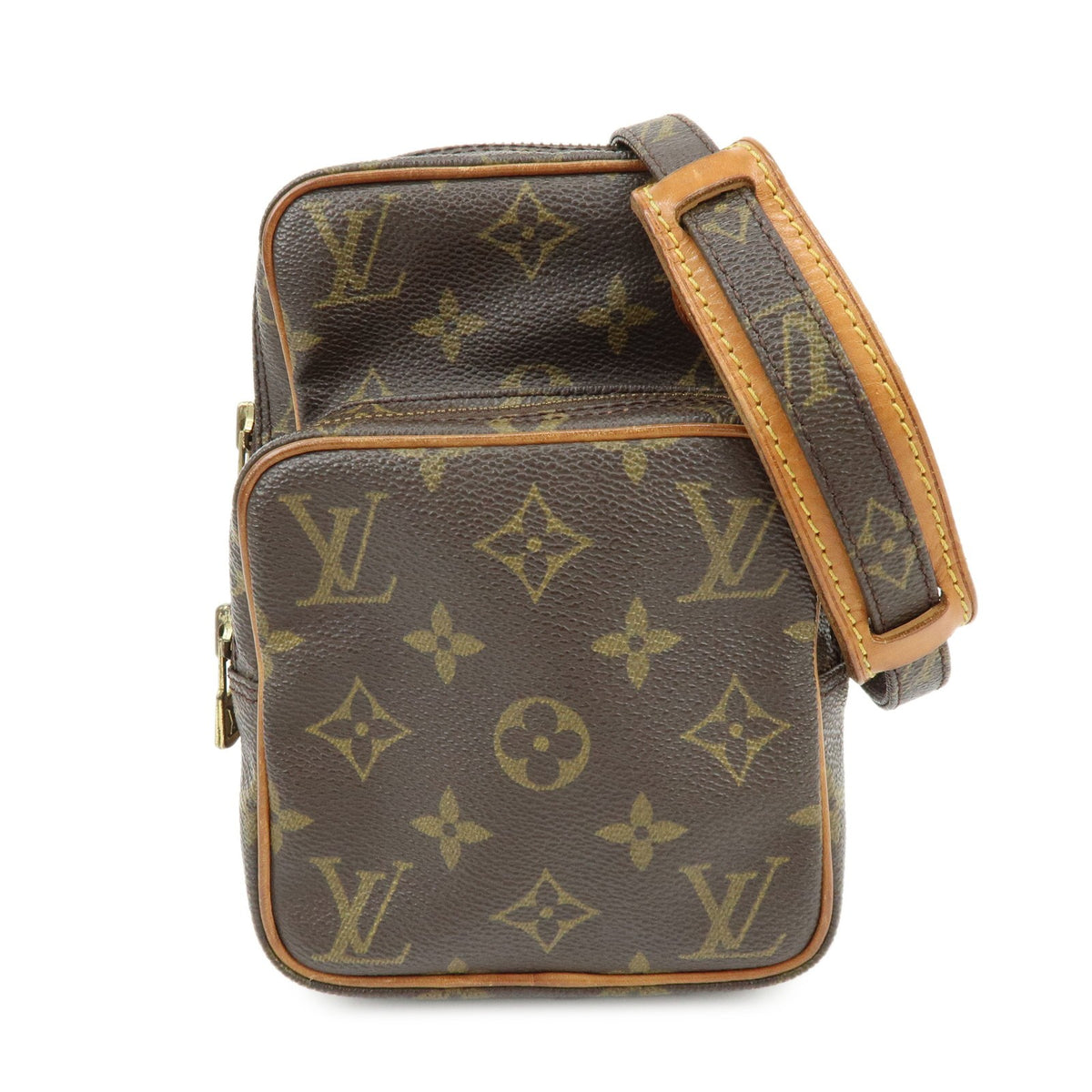 Louis Vuitton Amazone Monogram Canvas Brown Canvas Handbag (Pre-Owned)