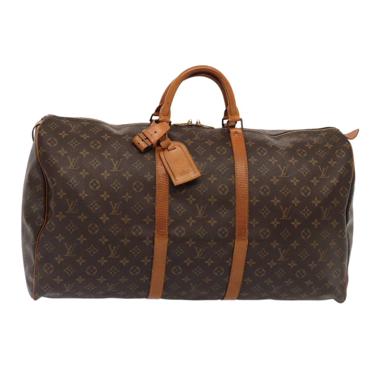 Louis Vuitton Keepall Monogram Canvas Brown Canvas Travel Bag Bag (Pre-Owned)