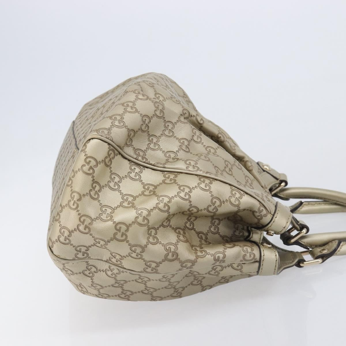 Gucci Sukey Guccissima Leather Gold Canvas Tote Bag Bag (Pre-Owned)