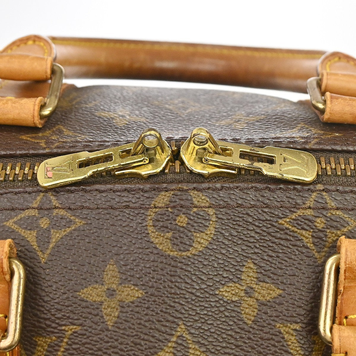 Louis Vuitton Keepall Bandouliere Monogram Canvas Brown Canvas Travel Bag Bag (Pre-Owned)