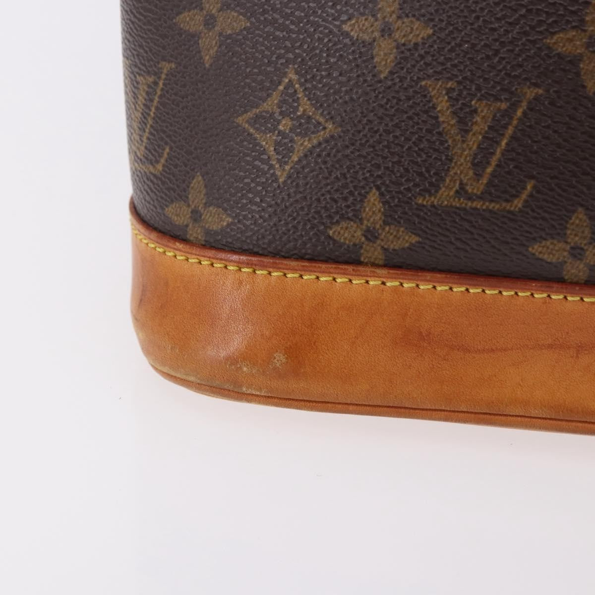Louis Vuitton Vintage Alma Monogram Canvas Brown Canvas Handbag (Pre-Owned)