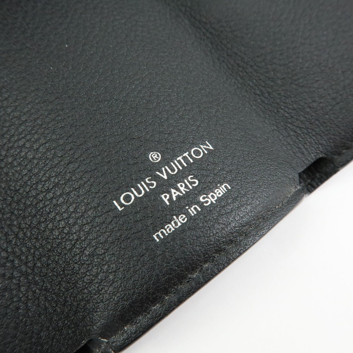 Louis Vuitton Lockmini Leather Black Leather Wallets Accessory (Pre-Owned)