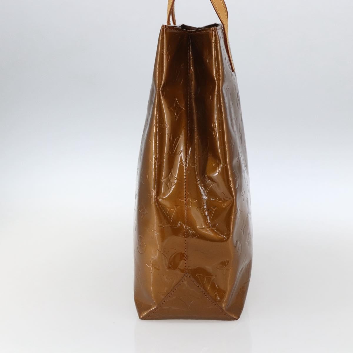 Louis Vuitton Reade Monogram Vernis Brown Patent_Leather Tote Bag Bag (Pre-Owned)