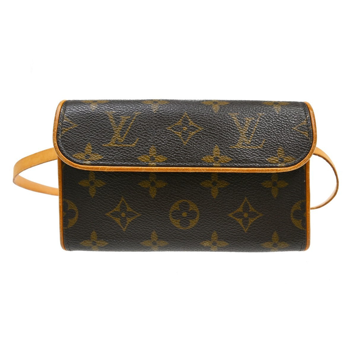 Louis Vuitton Florentine Canvas Brown Canvas Clutche & Pouche Bag (Pre-Owned)