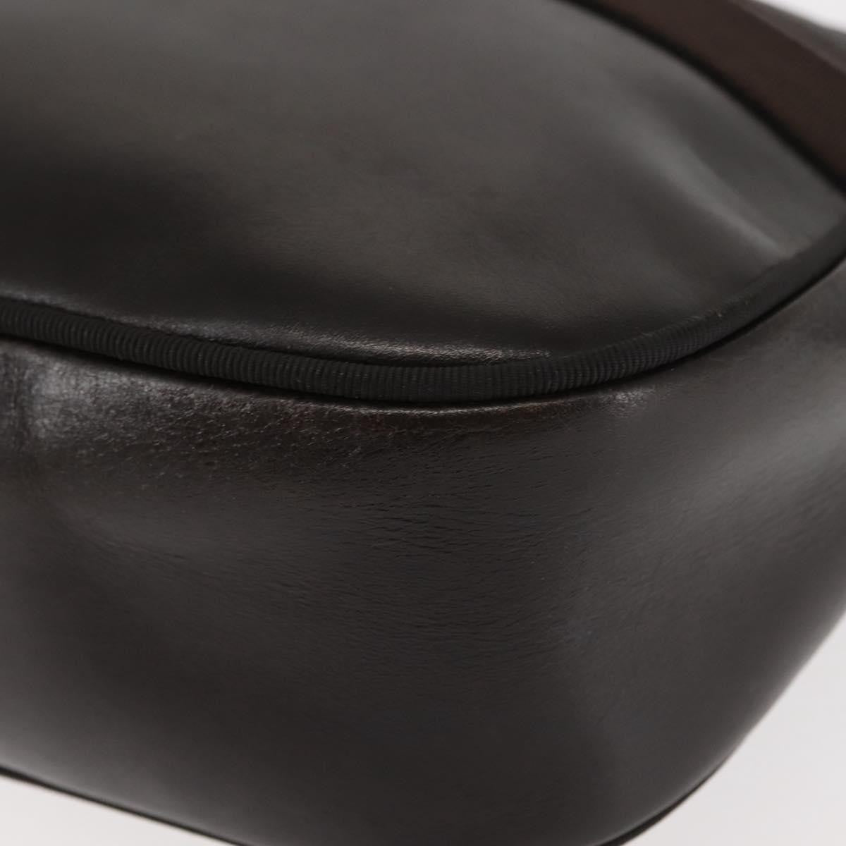 Salvatore Ferragamo Vara Bow Camera Leather Brown Leather Shoulder Bag Bag (Pre-Owned)