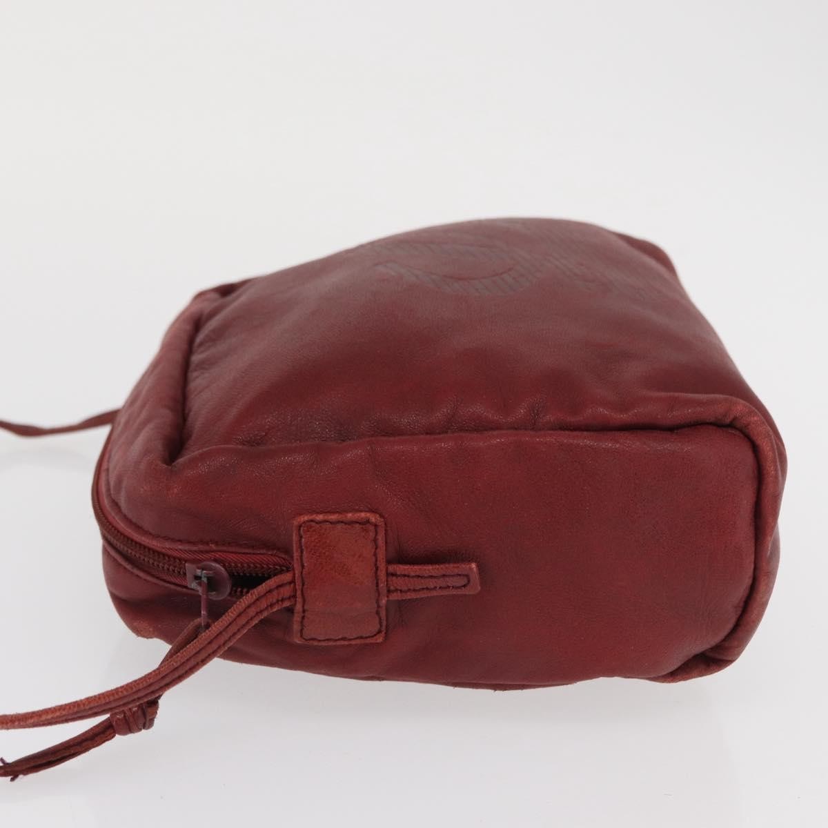 Loewe Vintage Leather Red Leather Shoulder Bag Bag (Pre-Owned)