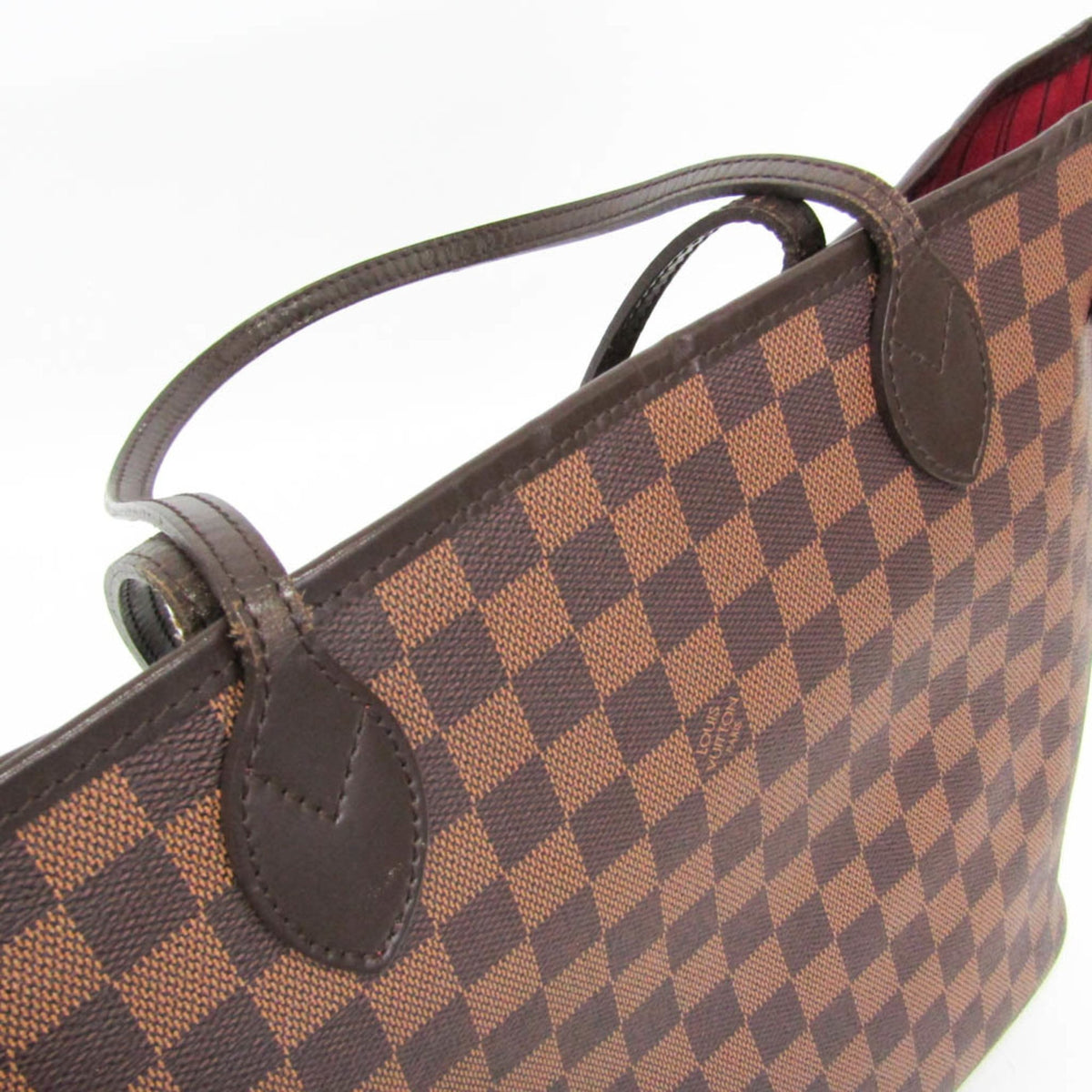 Louis Vuitton Neverfull Damier Brown Canvas Tote Bag Bag (Pre-Owned)