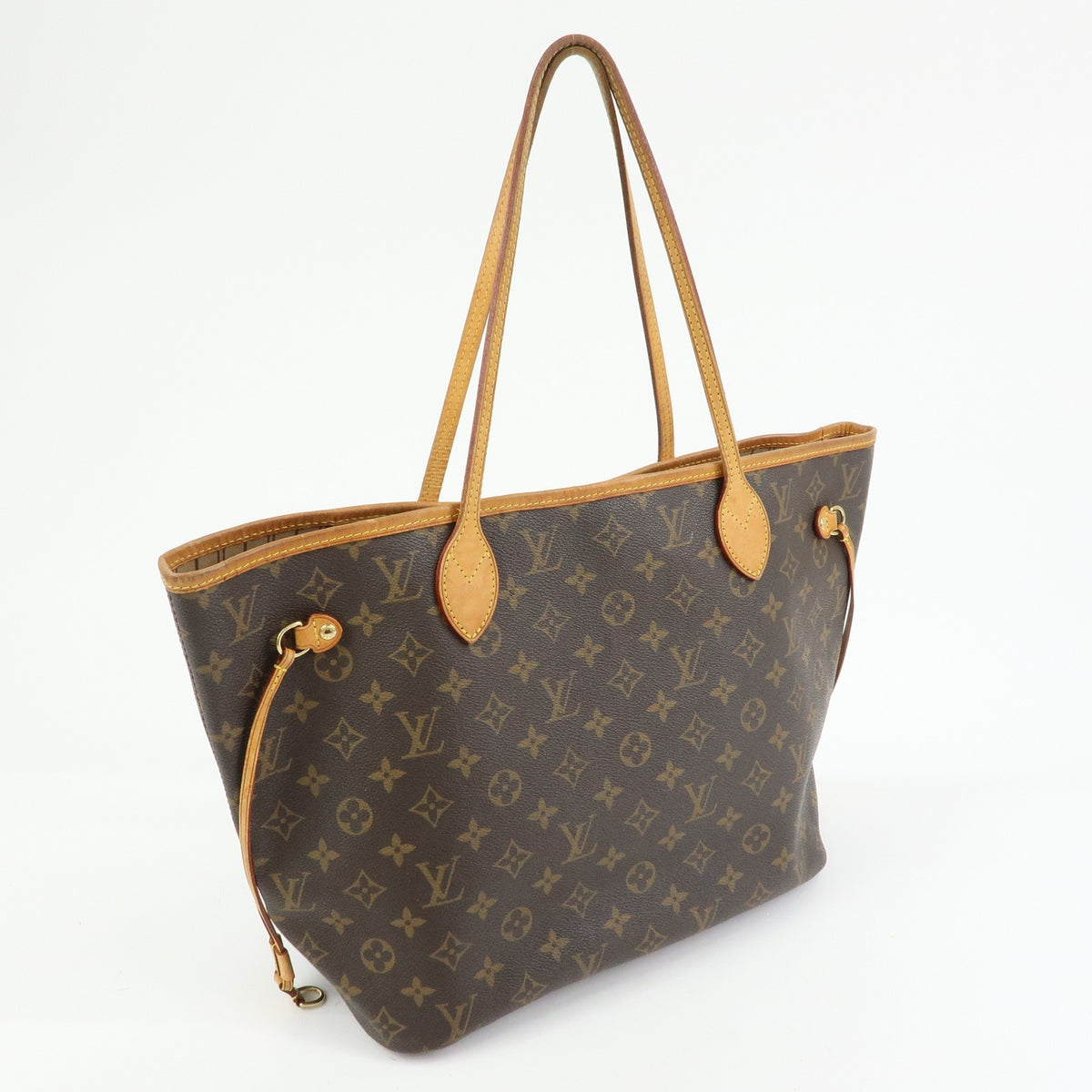 Louis Vuitton Neverfull Monogram Canvas Brown Canvas Tote Bag Bag (Pre-Owned)