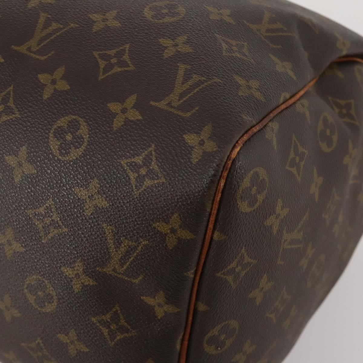 Louis Vuitton Keepall Monogram Brown Canvas Travel Bag Bag (Pre-Owned)