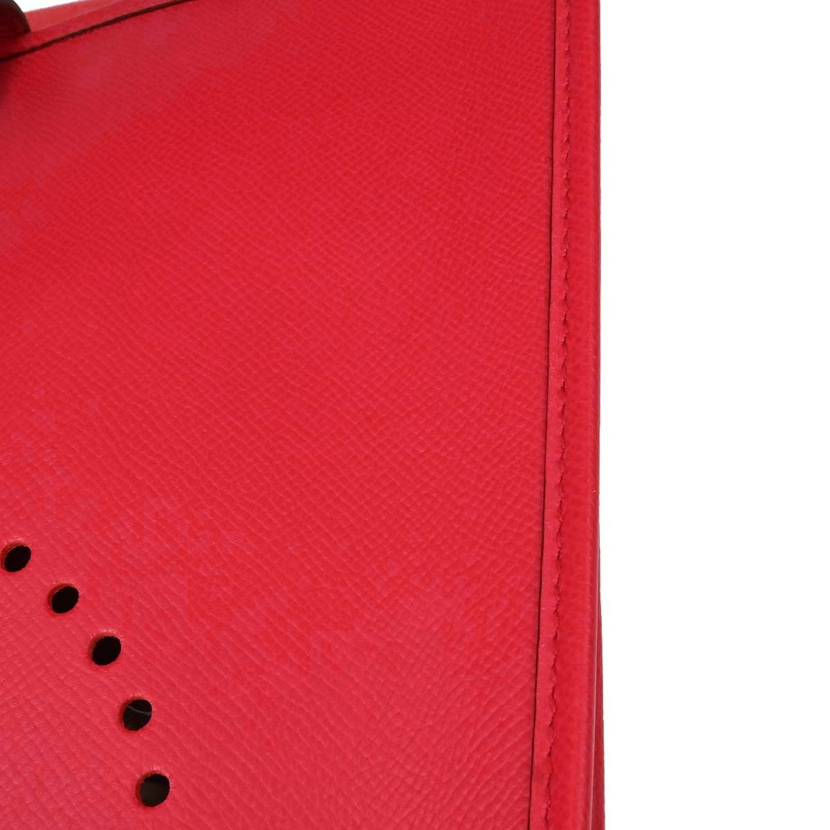 Hermes Evelyne Bag Gen Iii Epsom Red Leather Shoulder Bag Bag (Pre-Owned)