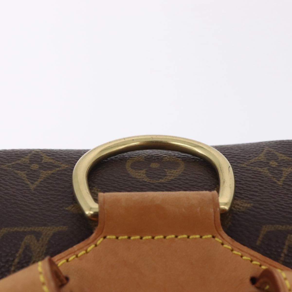 Louis Vuitton Vintage Montsouris Monogram Canvas Brown Canvas Backpack Bag (Pre-Owned)