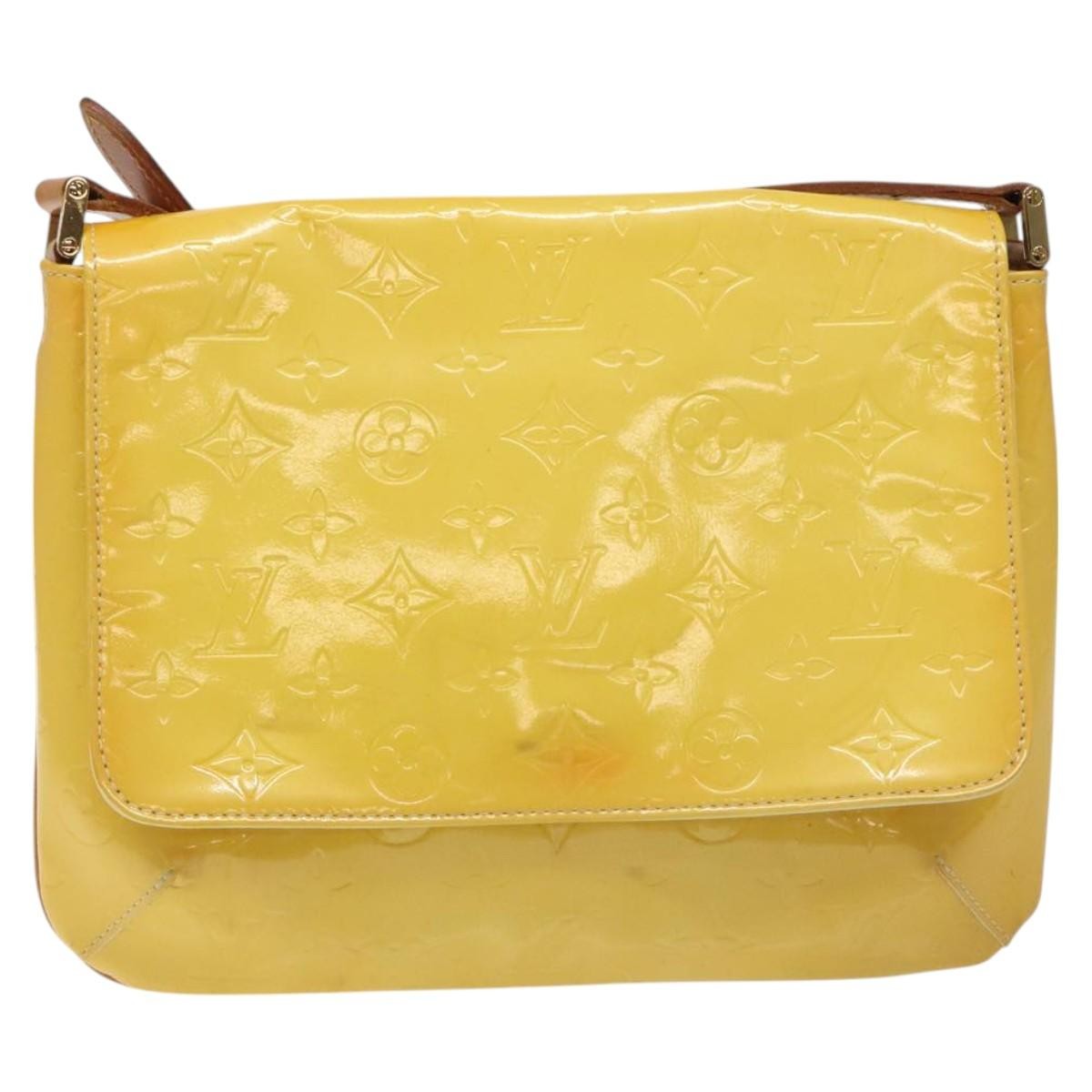 Louis Vuitton Thompson Street Monogram Vernis Yellow Patent_Leather Shoulder Bag Bag (Pre-Owned)