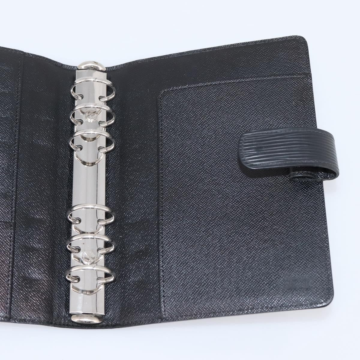 Louis Vuitton Agenda Cover Epi Leather Black Leather Wallets Accessory (Pre-Owned)