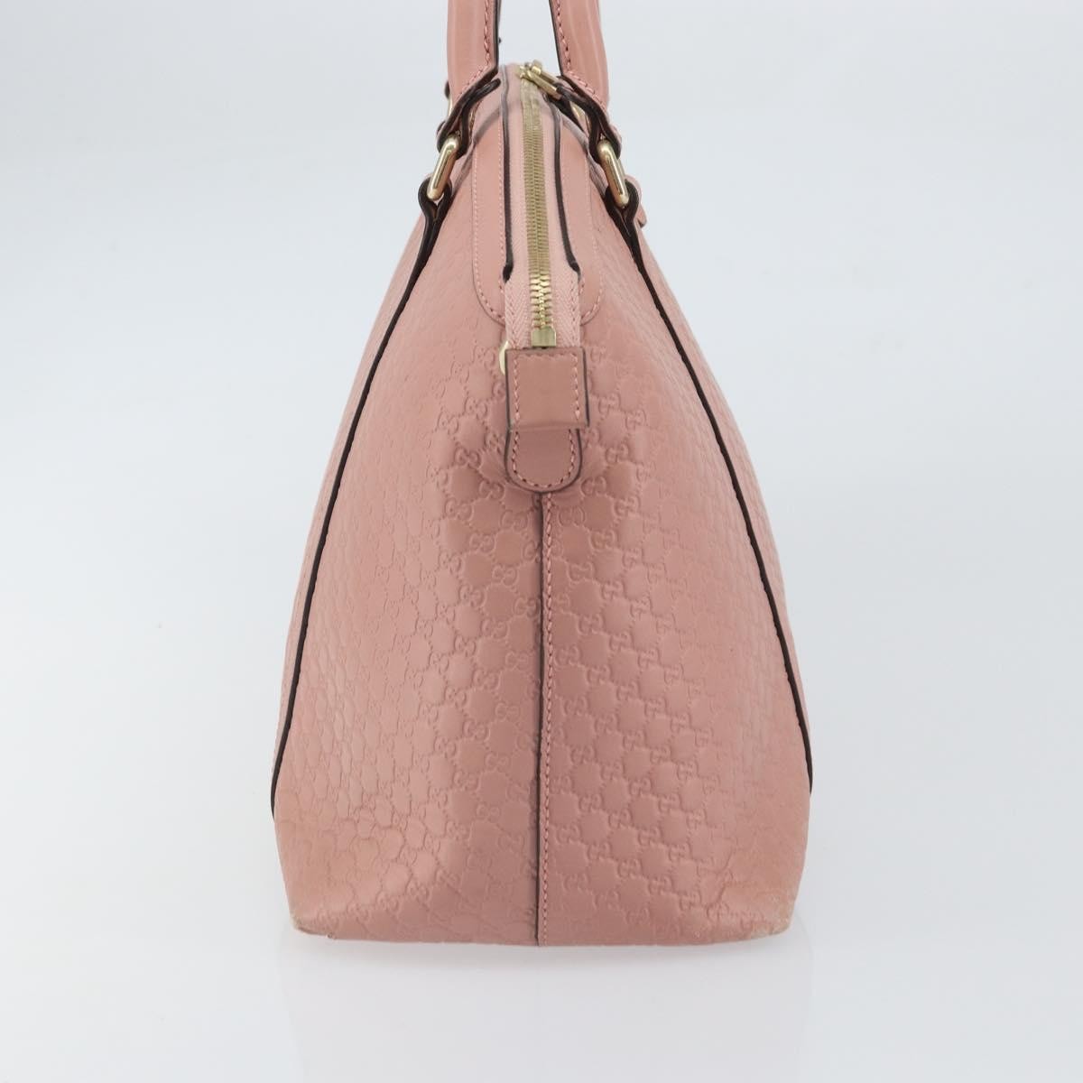 Gucci Britt Convertible Dome Satchel Microguccissima Leather Pink Leather Tote Bag Bag (Pre-Owned)