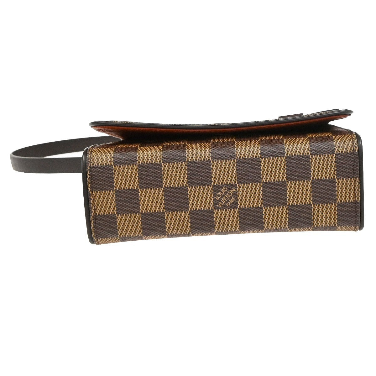 Louis Vuitton Tribeca Carre Damier Ebene Brown Canvas Shoulder Bag Bag (Pre-Owned)