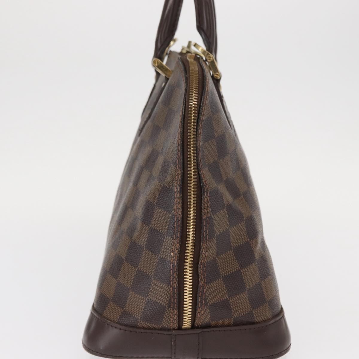 Louis Vuitton Alma Damier Brown Canvas Handbag (Pre-Owned)