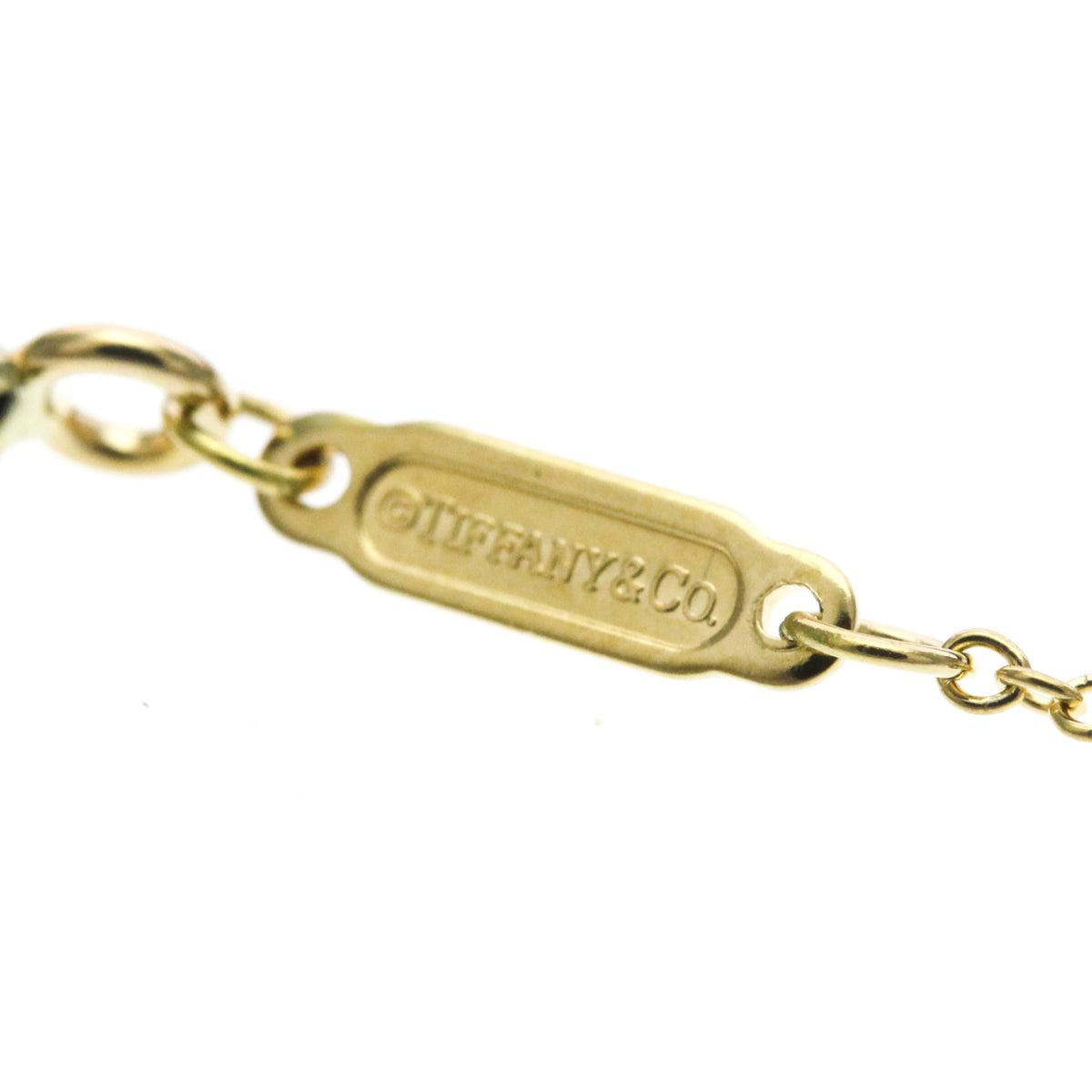 Tiffany & Co. T Smile Pendant 18K Yellow Gold Gold Yellow_Gold Necklace Jewelry (Pre-Owned)