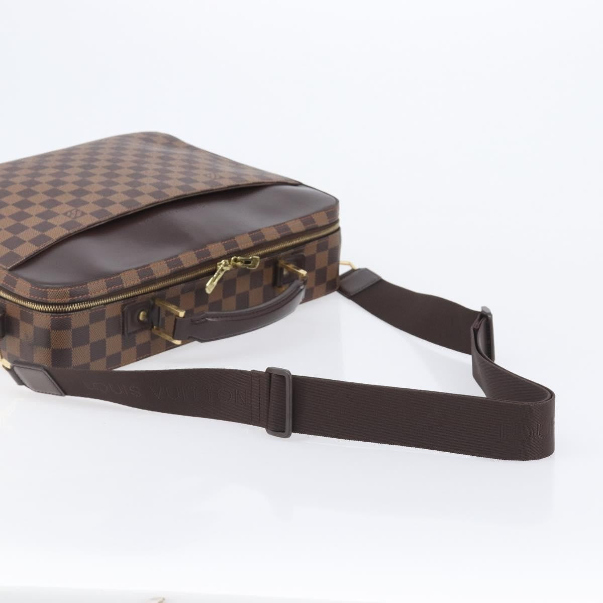 Louis Vuitton Sabana Laptop Damier Brown Canvas Briefcase Bag (Pre-Owned)