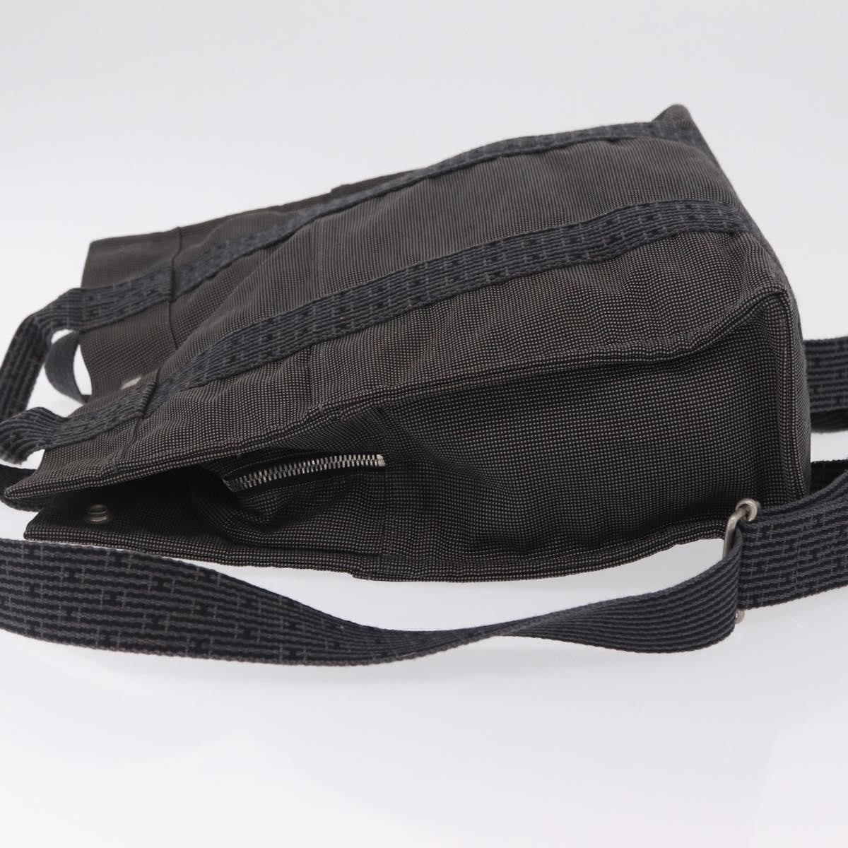 Hermes Herline Canvas Gray Canvas Backpack Bag (Pre-Owned)