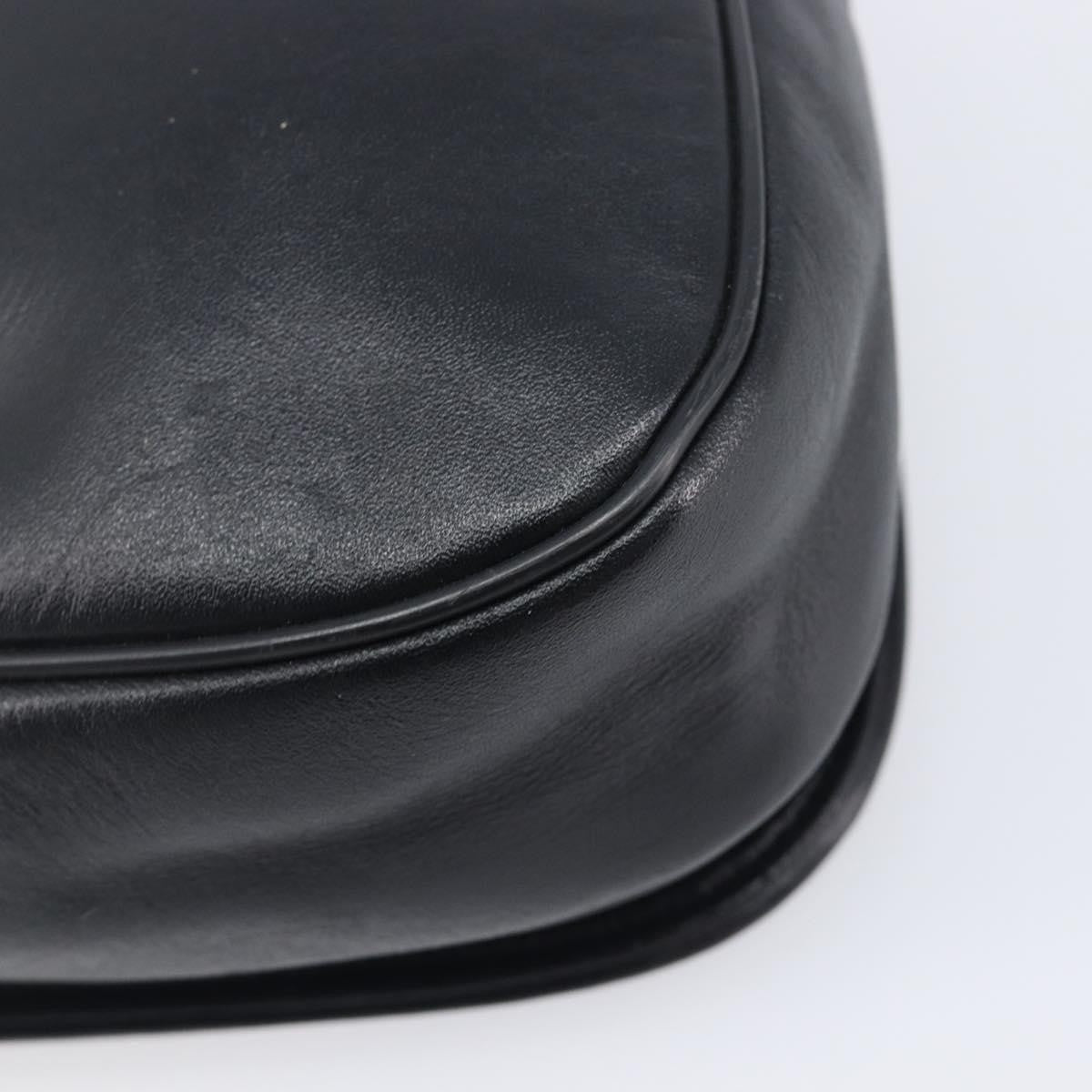 Givenchy 4G Shoulder Bag Leather Black Leather Shoulder Bag Bag (Pre-Owned)