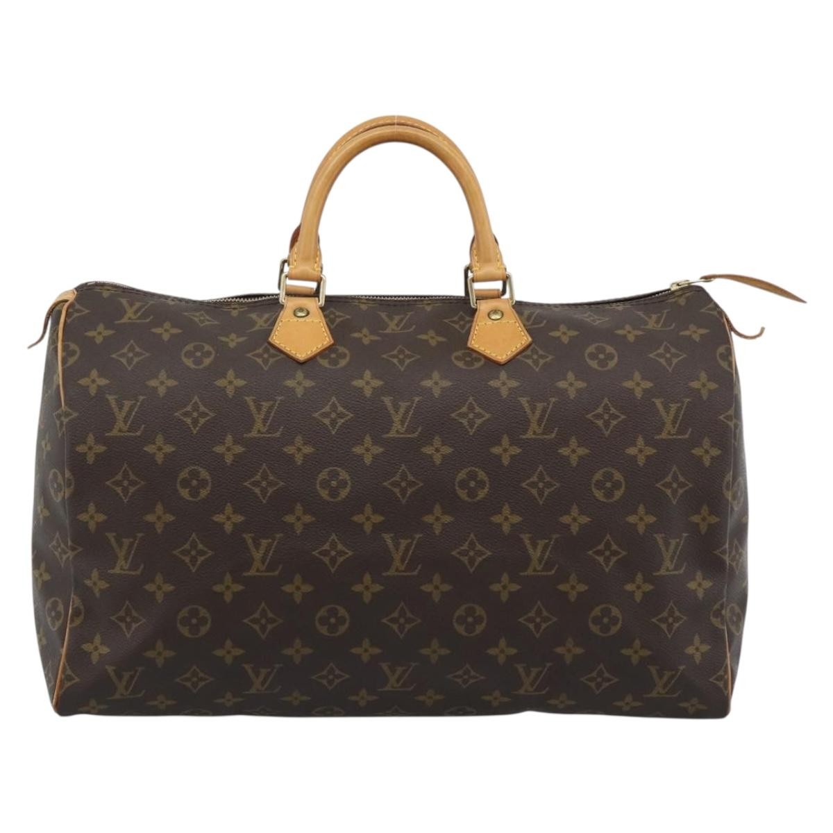 Louis Vuitton Speedy Monogram Canvas Brown Canvas Handbag (Pre-Owned)