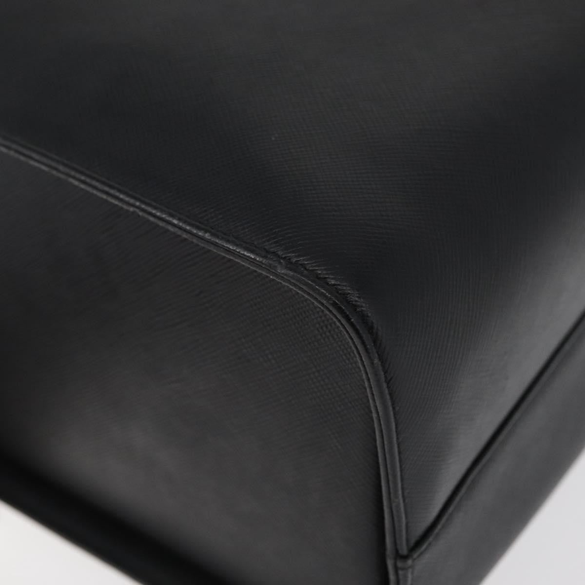 Givenchy Vintage Leather Black Leather Briefcase Bag (Pre-Owned)
