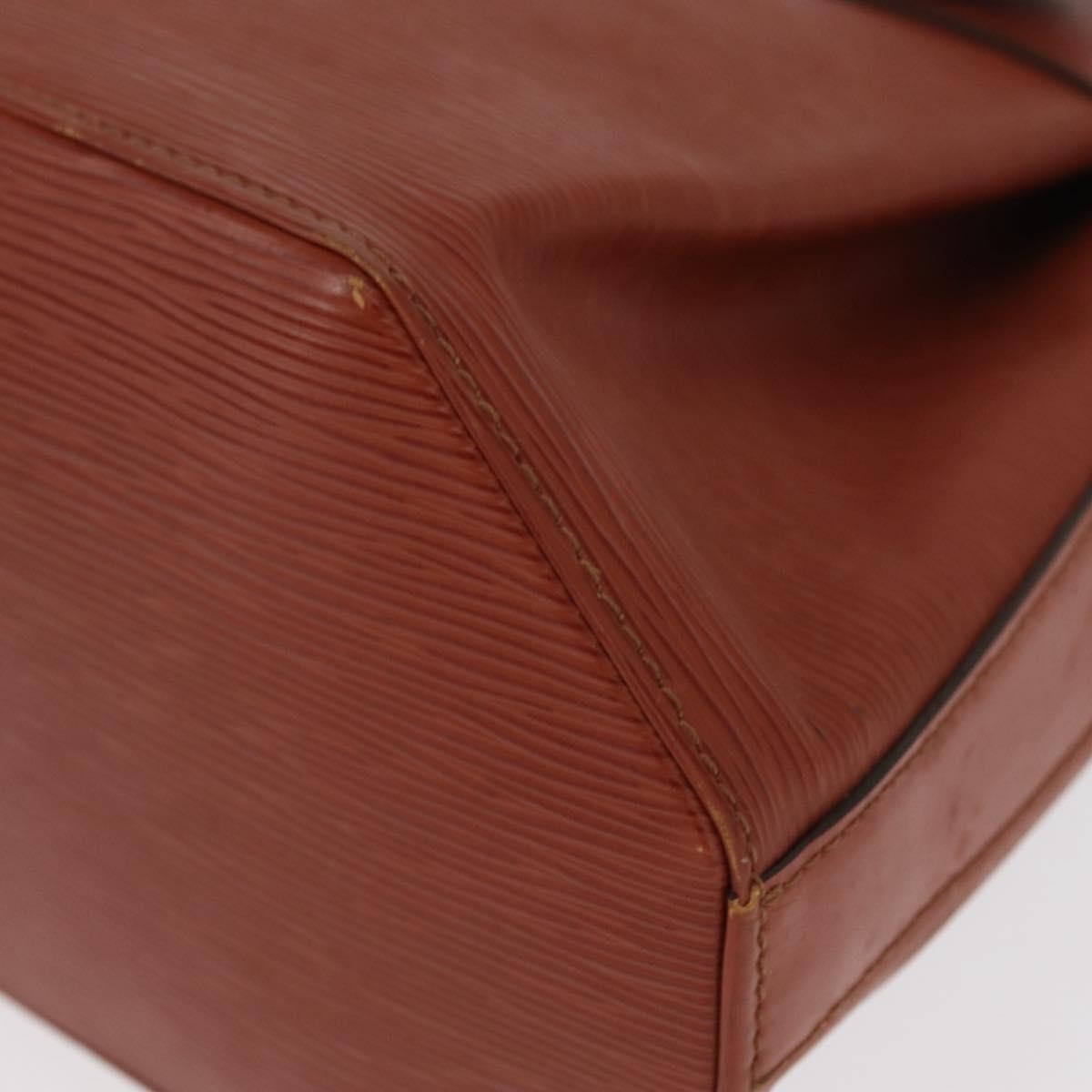 Louis Vuitton Vintage Sac D'epaule Epi Leather Brown Leather Shoulder Bag Bag (Pre-Owned)
