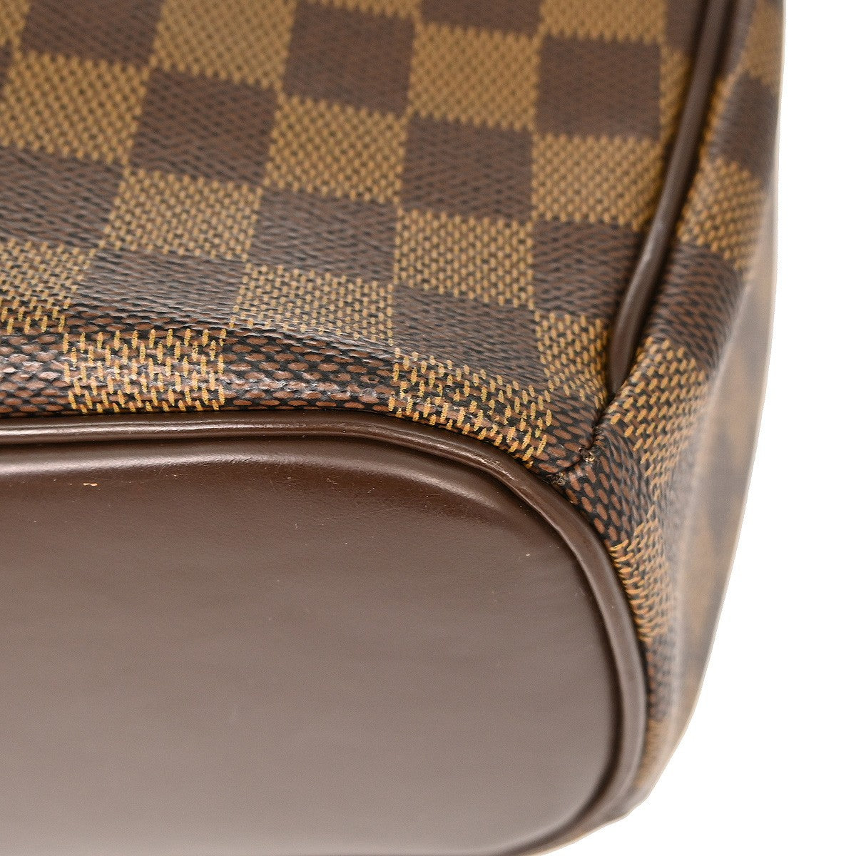 Louis Vuitton Sarria Damier Ebene Brown Canvas Handbag (Pre-Owned)