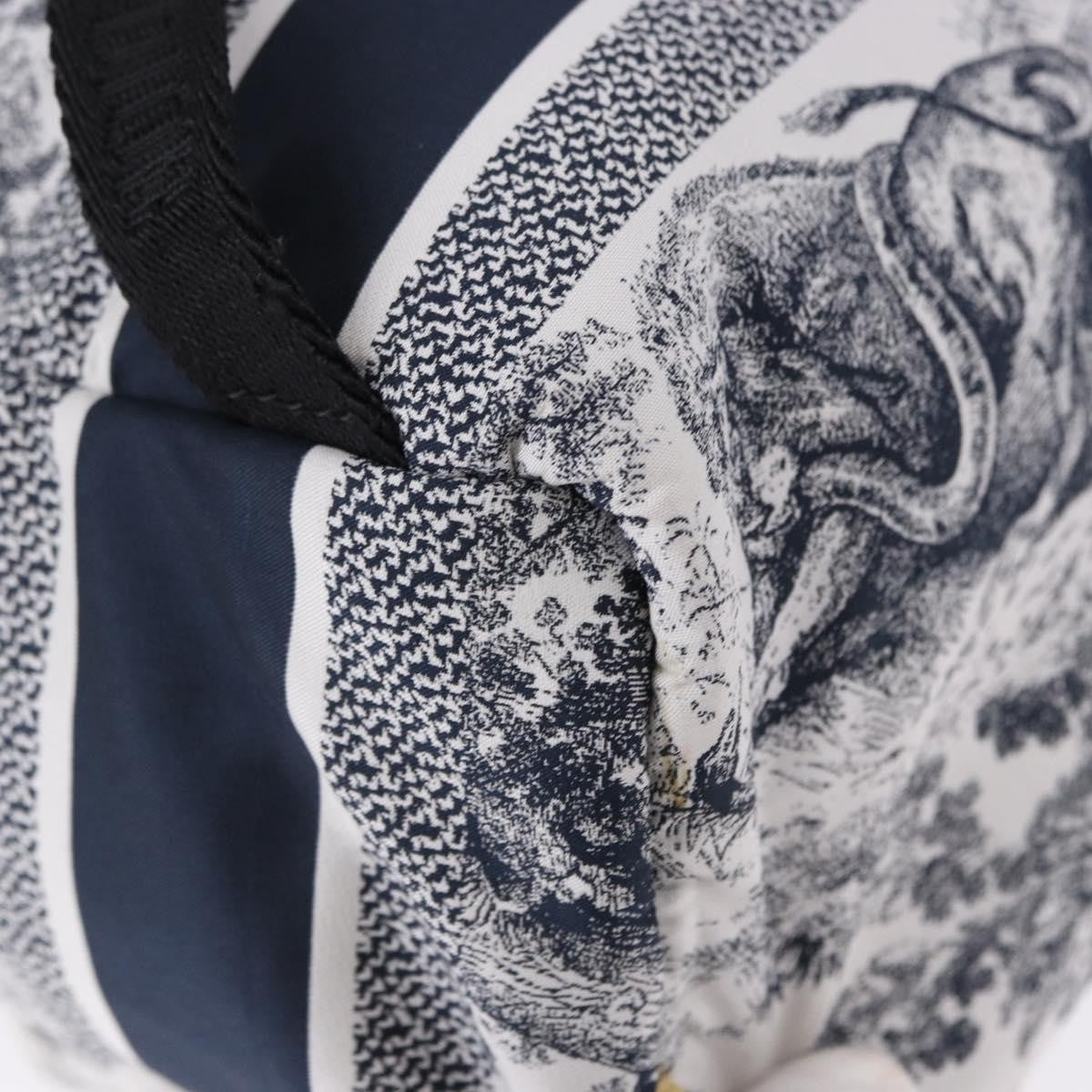 Christian Dior Toile De Jouy Travel Technical Fabric Navy Nylon Backpack Bag (Pre-Owned)