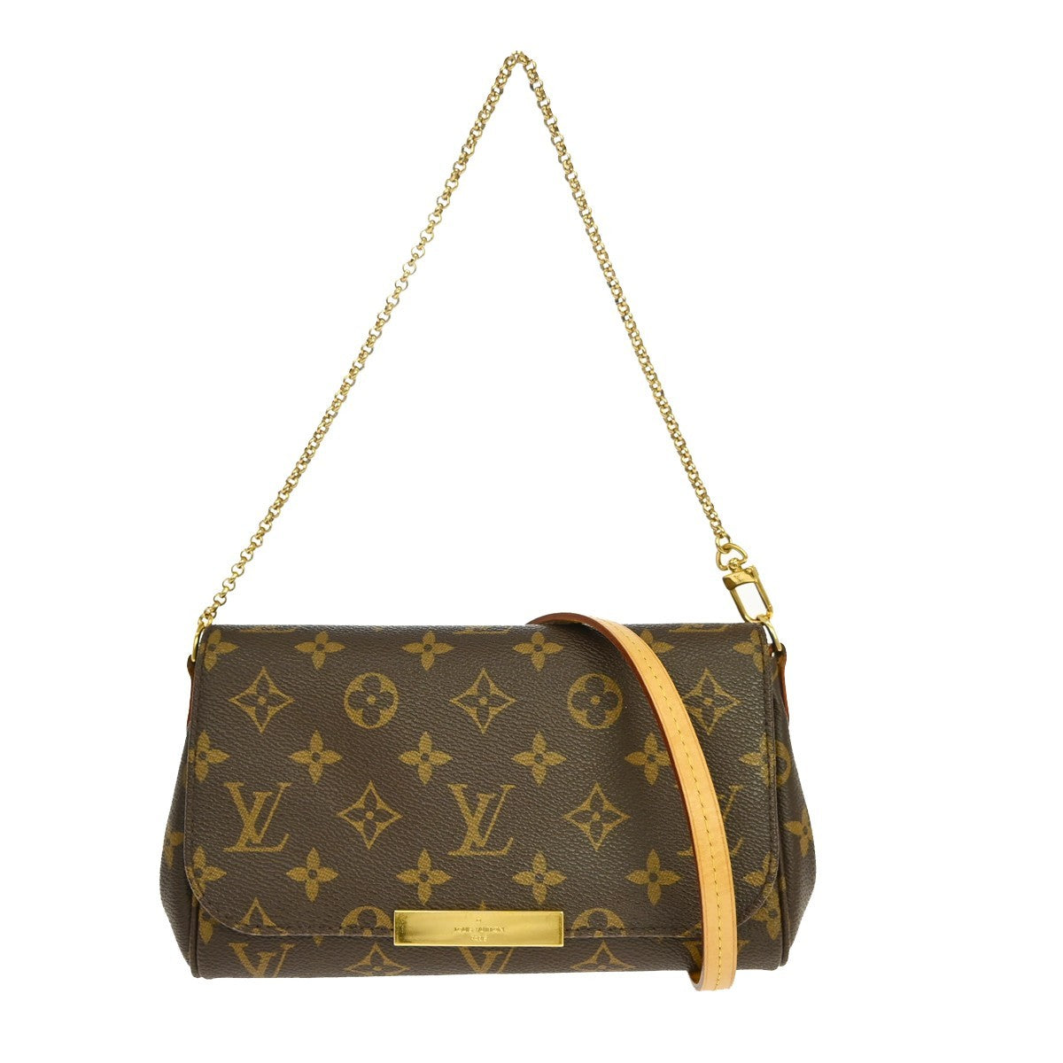 Louis Vuitton Favorite Monogram Canvas Brown Canvas Crossbody Bag Bag (Pre-Owned)
