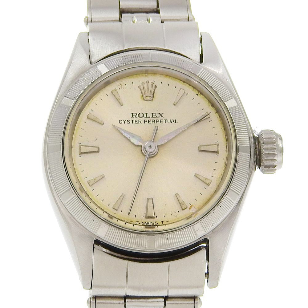 Rolex Oyster Perpetual Automatic Stainless Steel And Yellow Gold With Diamond Bezel Watch (Pre-Owned)
