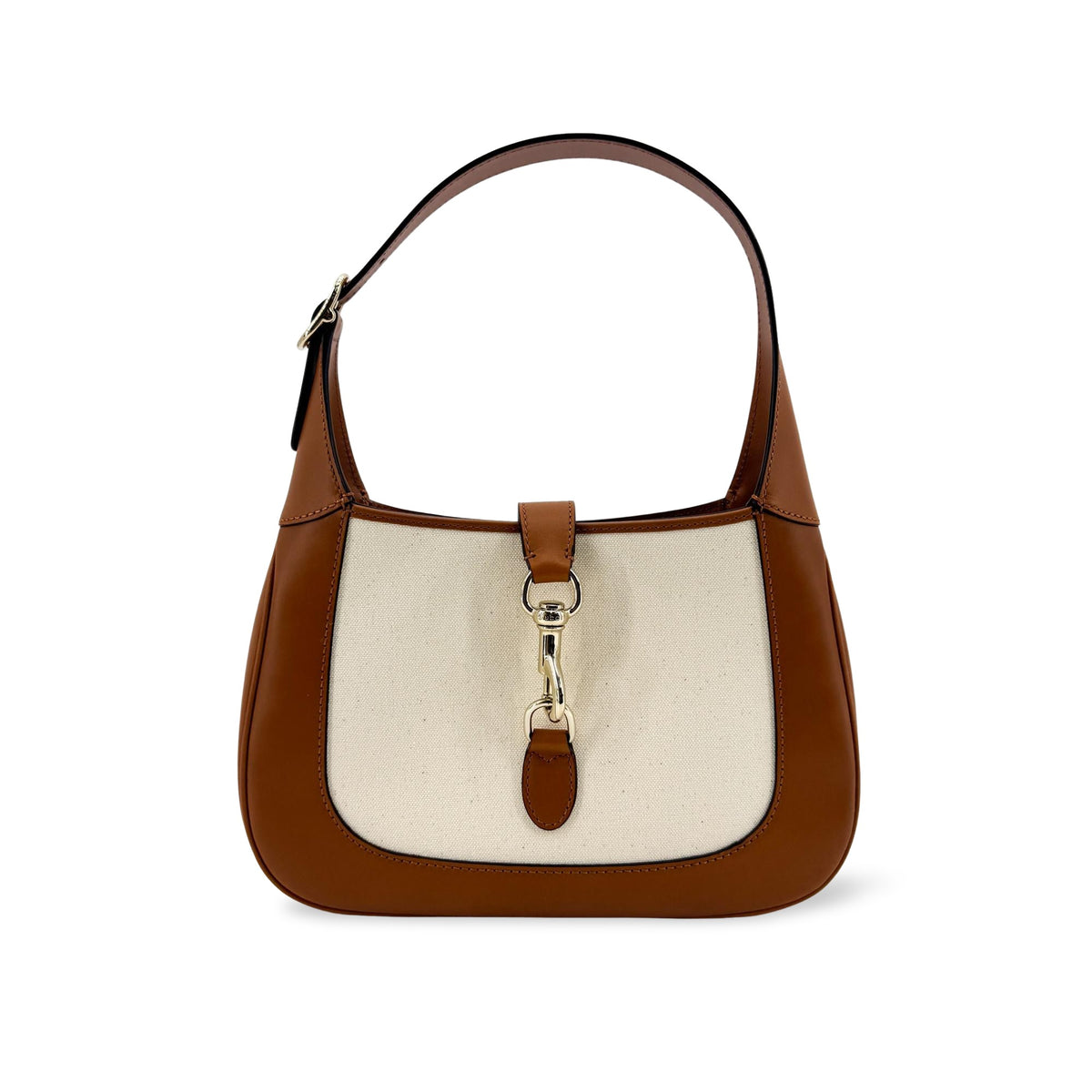 Gucci Jackie 1961 Hobo Leather Brown Leather Shoulder Bag Bag (Pre-Owned)